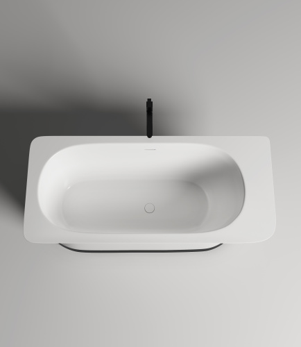 Ванна из искусственного камня Salini NINFEA 102721MF 180х82 отдельностоящая прямоугольная - фото 3